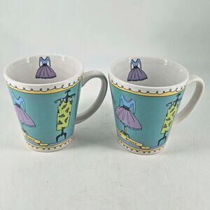 Set of 2 Favorites by Ursula Dodge My Favorite Dress Coffee Mug mugs